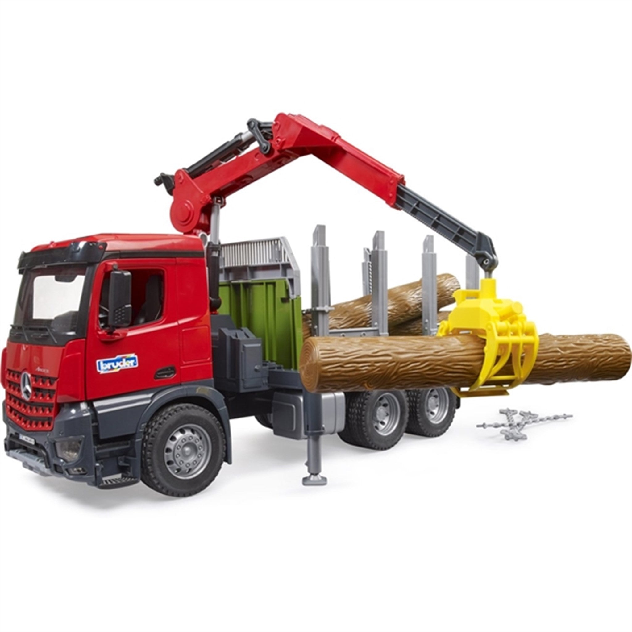 Bruder MB Arocs Timber Truck with Loading crane Grab 9