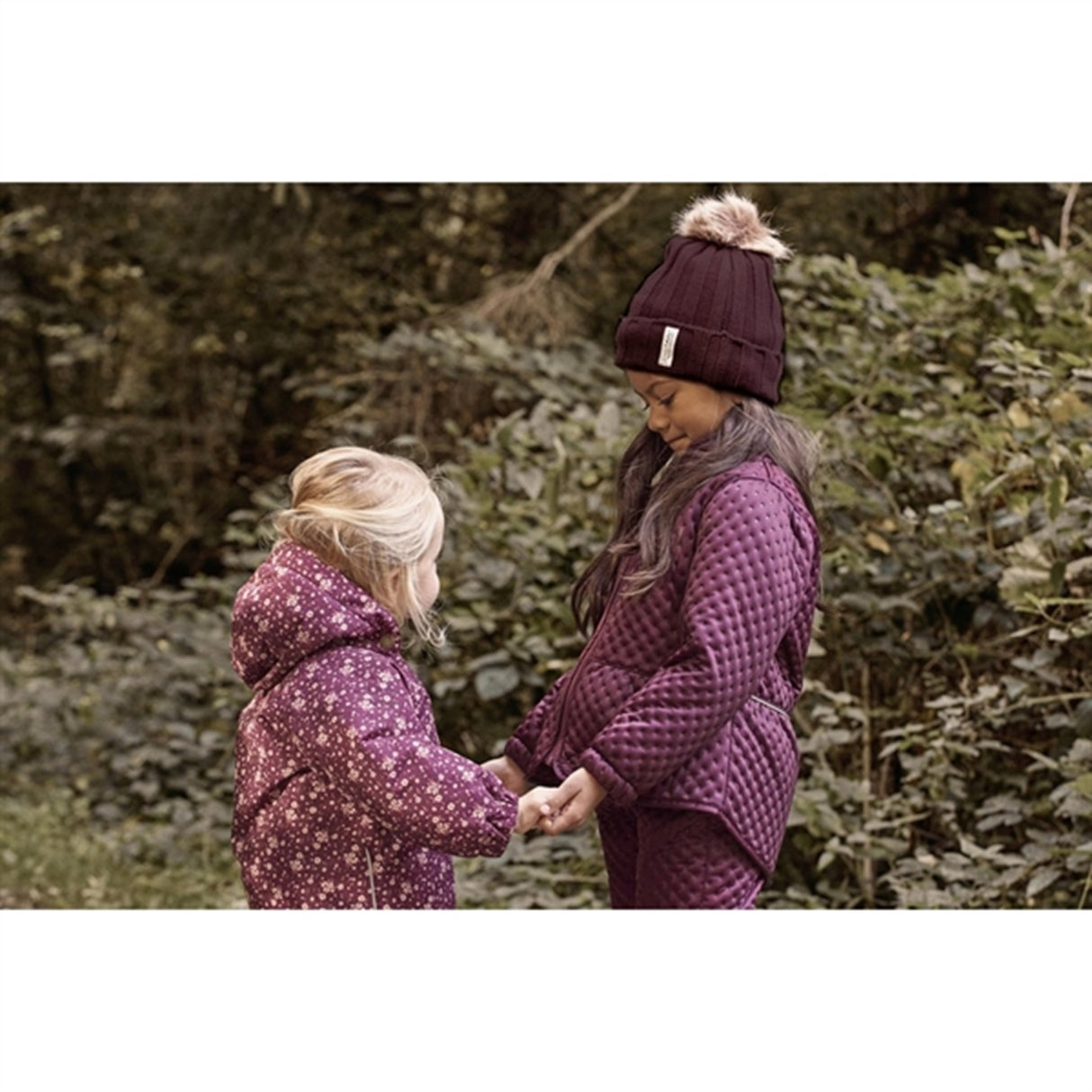 En Fant Jacket AOP Baby Fig