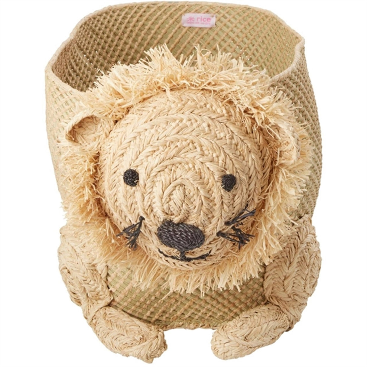 RICE Lion Sea Grass Storage Basket