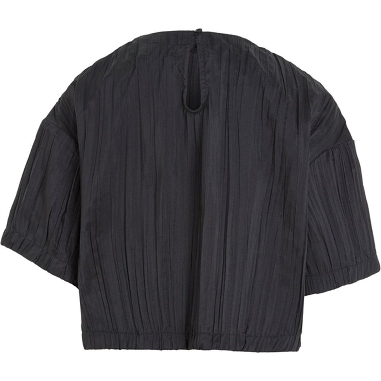 Calvin Klein Festive Plisse T-Shirt Ck Black