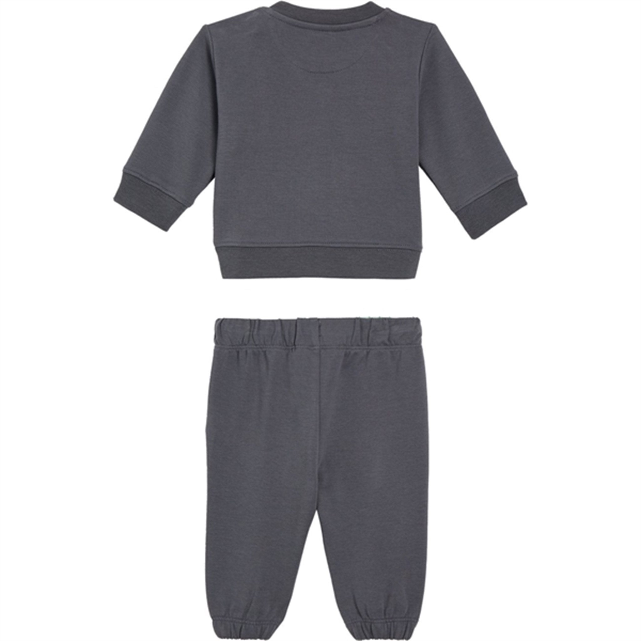 Calvin Klein Monogram Sweatshirt Set Dark Grey 2