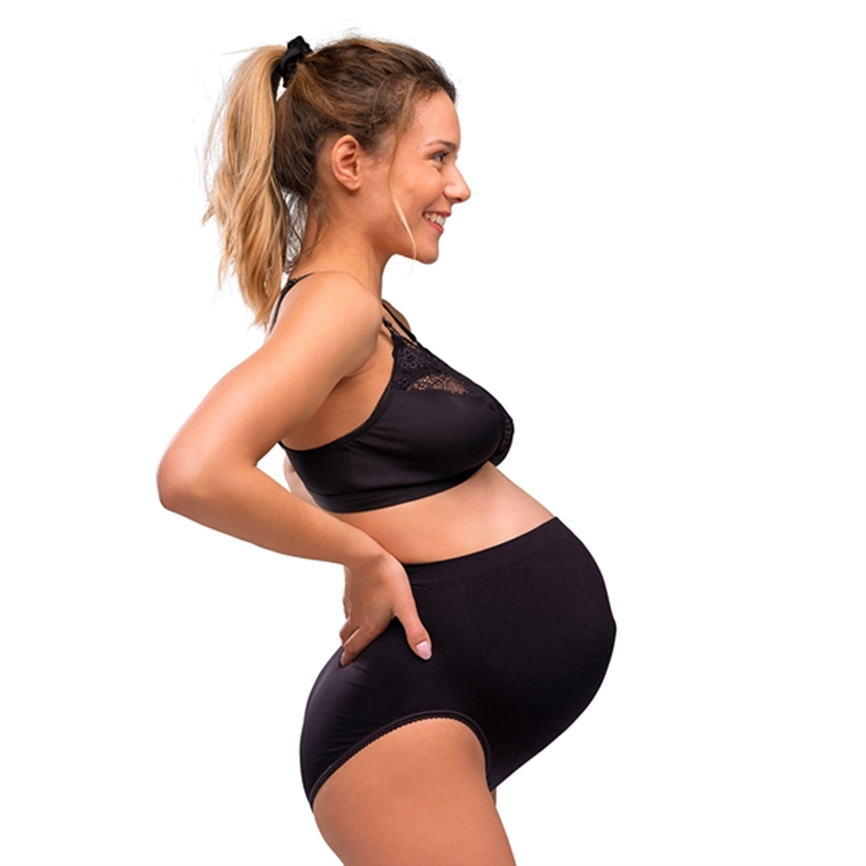 Carriwell Soft as Silk Nursing Bra Black