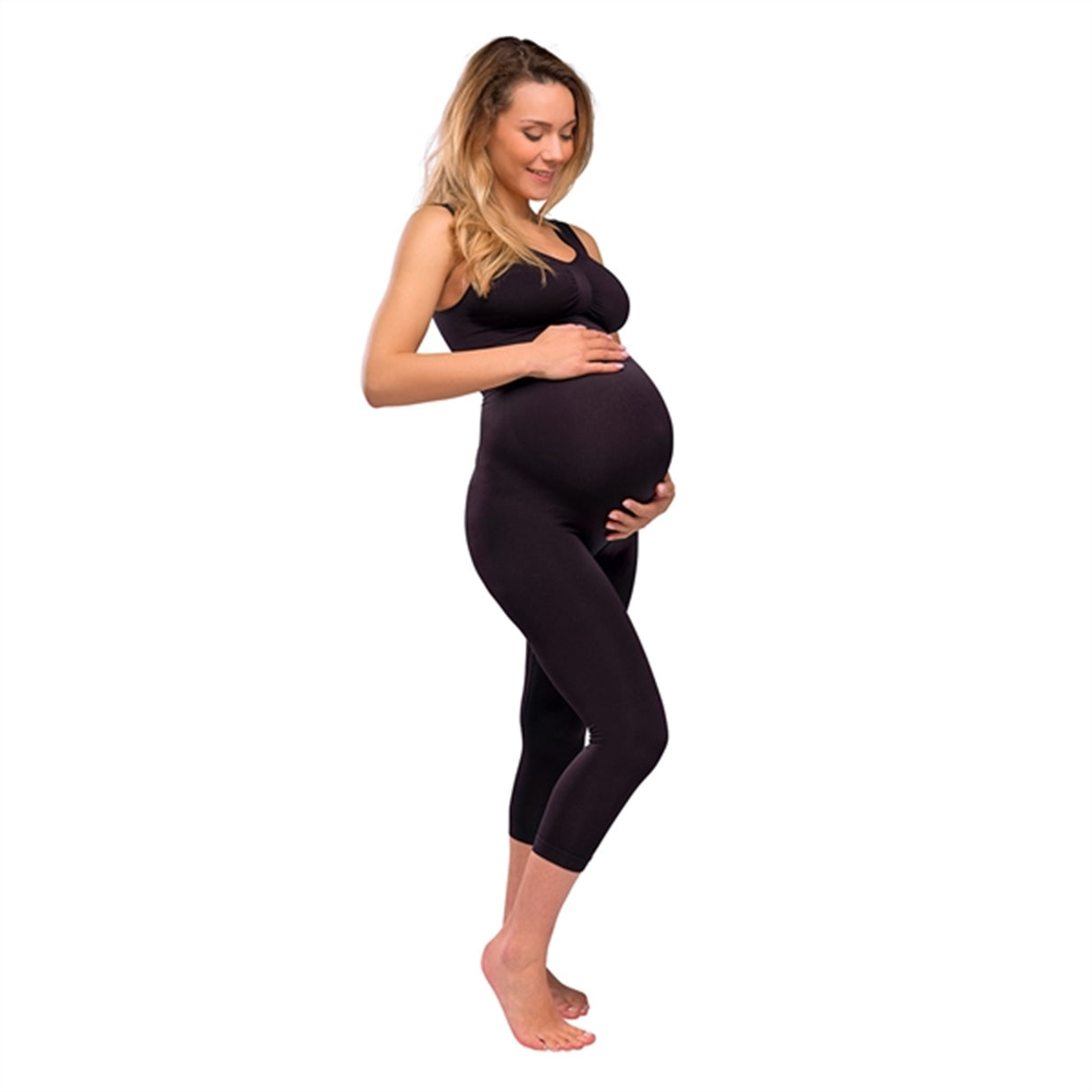 Carriwell Maternity Leggings 3/4 Black