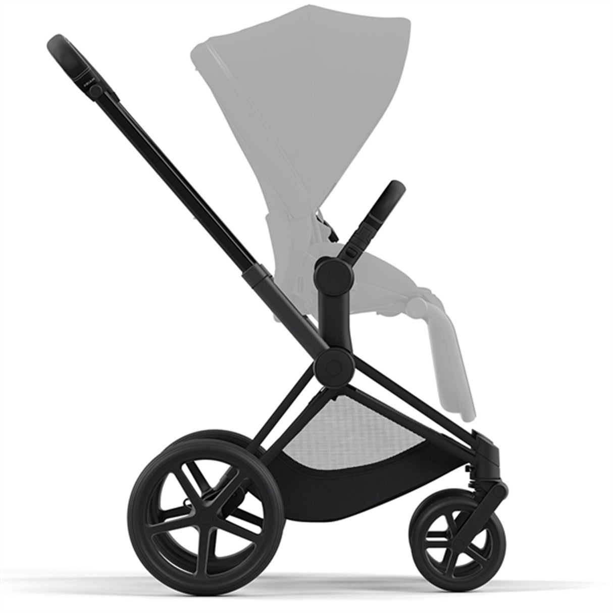 Cybex PRIAM Frame incl. Seat Hardpart Matt Black