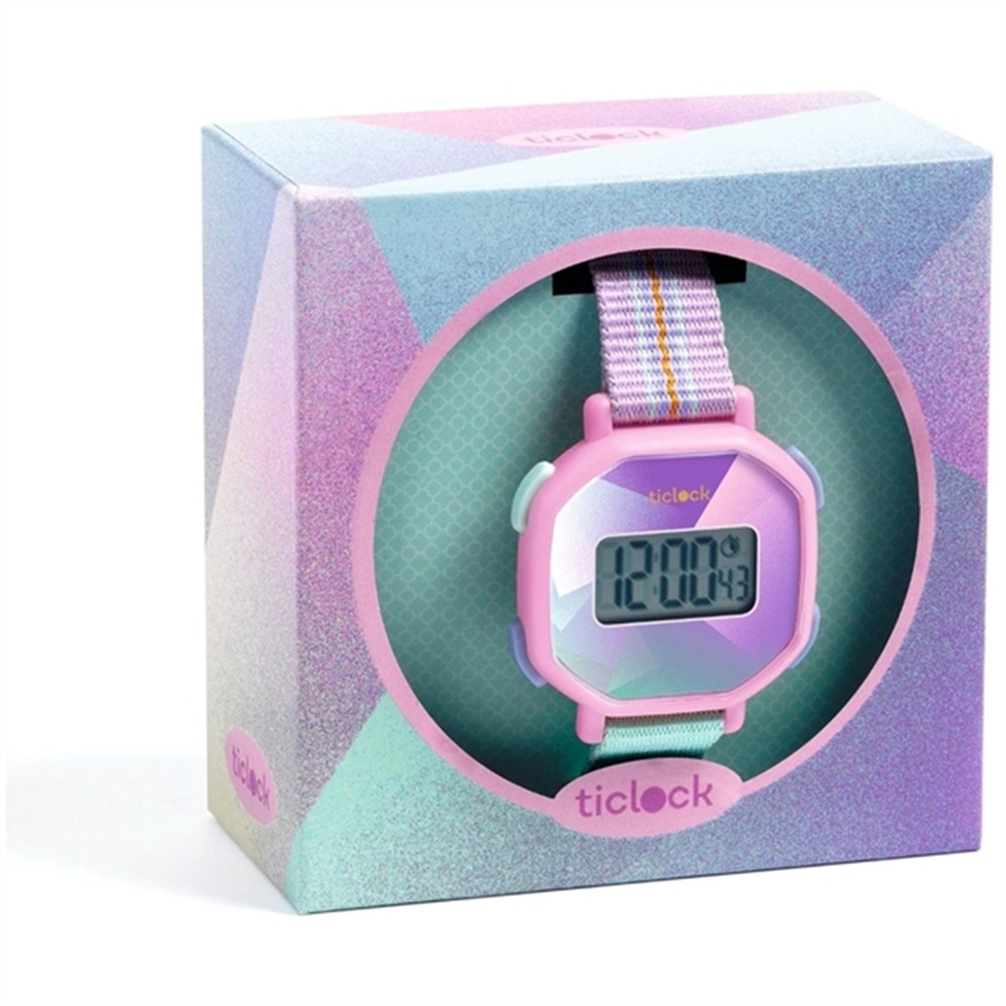 Djeco Ticlock Digital Watch Purple Prisma 4