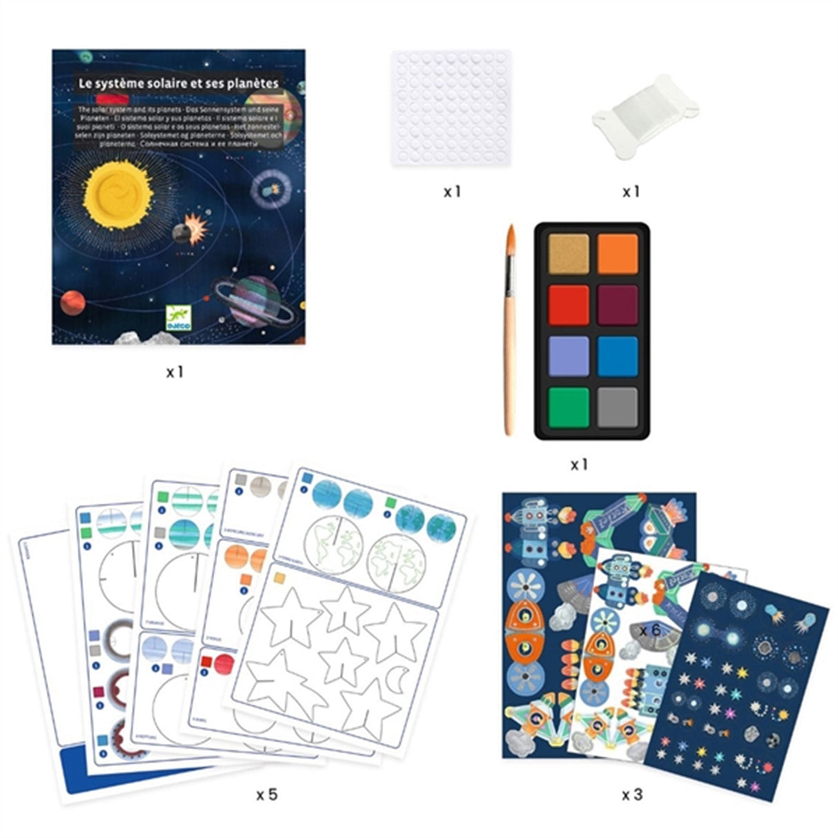 Djeco Do It Yourself Solar System Mobile