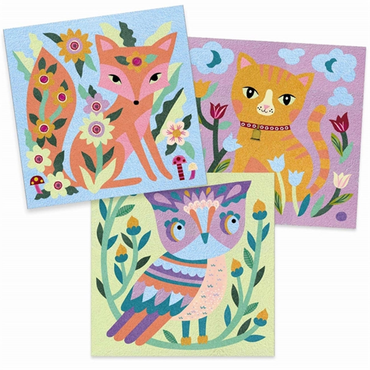 Djeco Creative Box Colored Sands Garden Lights 6