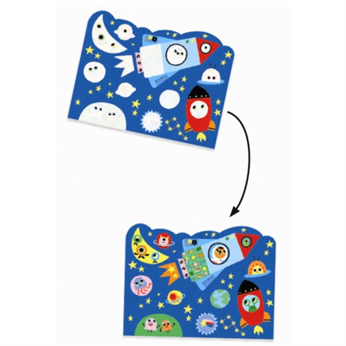 Djeco Magic Colouring In The Sky