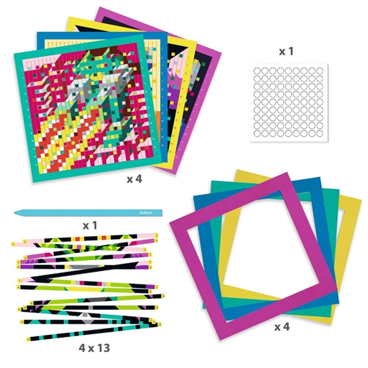 Djeco Creative Paper - Invaders