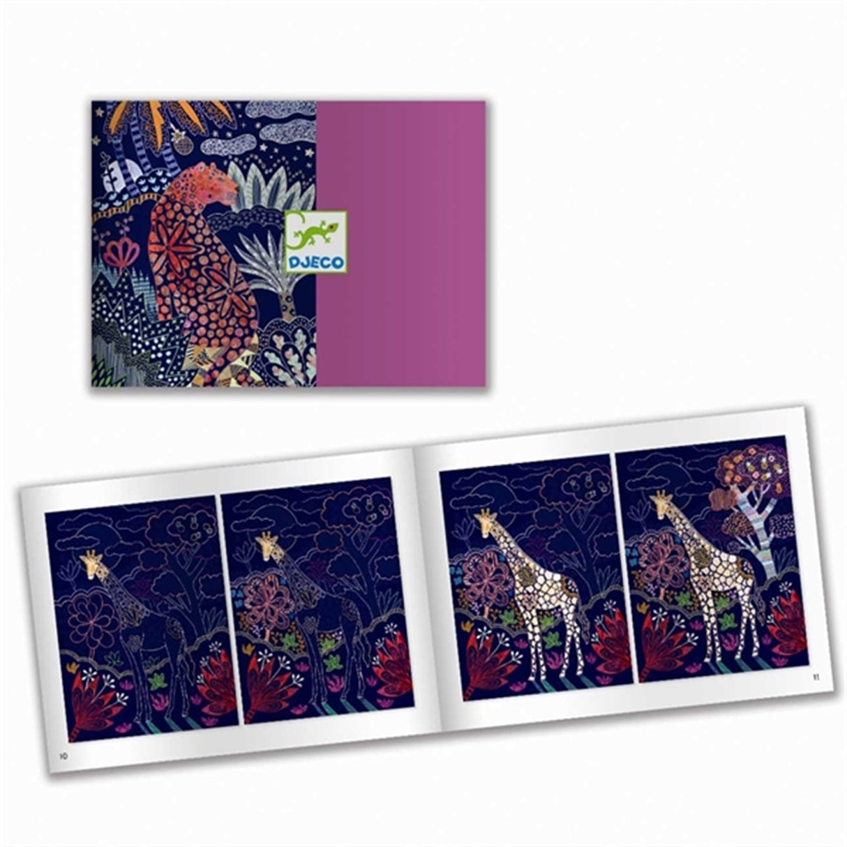 Djeco Scratch Card - Jungle