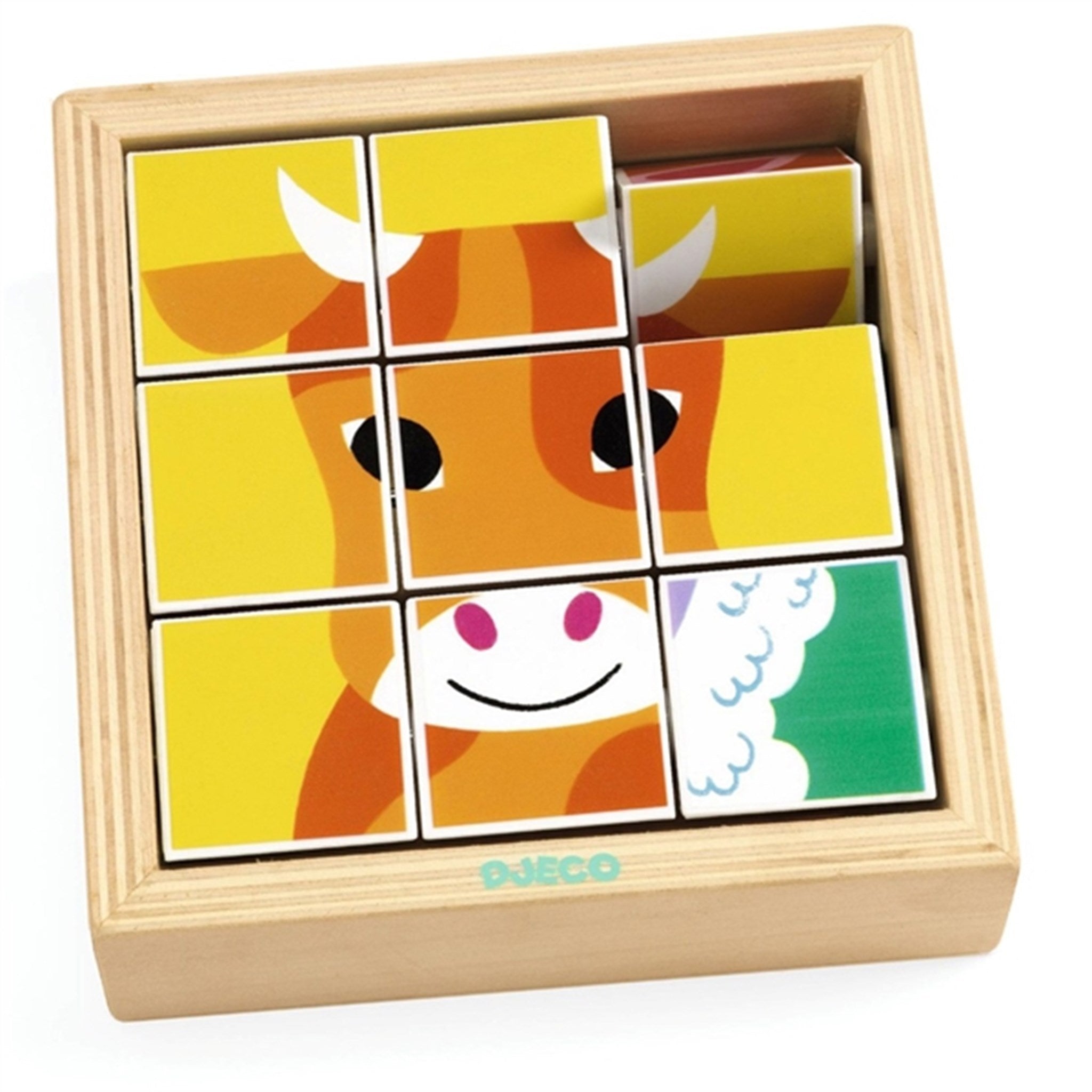 Djeco Block Puzzle Animoroll