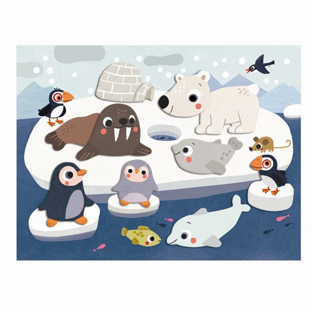 Djeco Collage Scene Animals