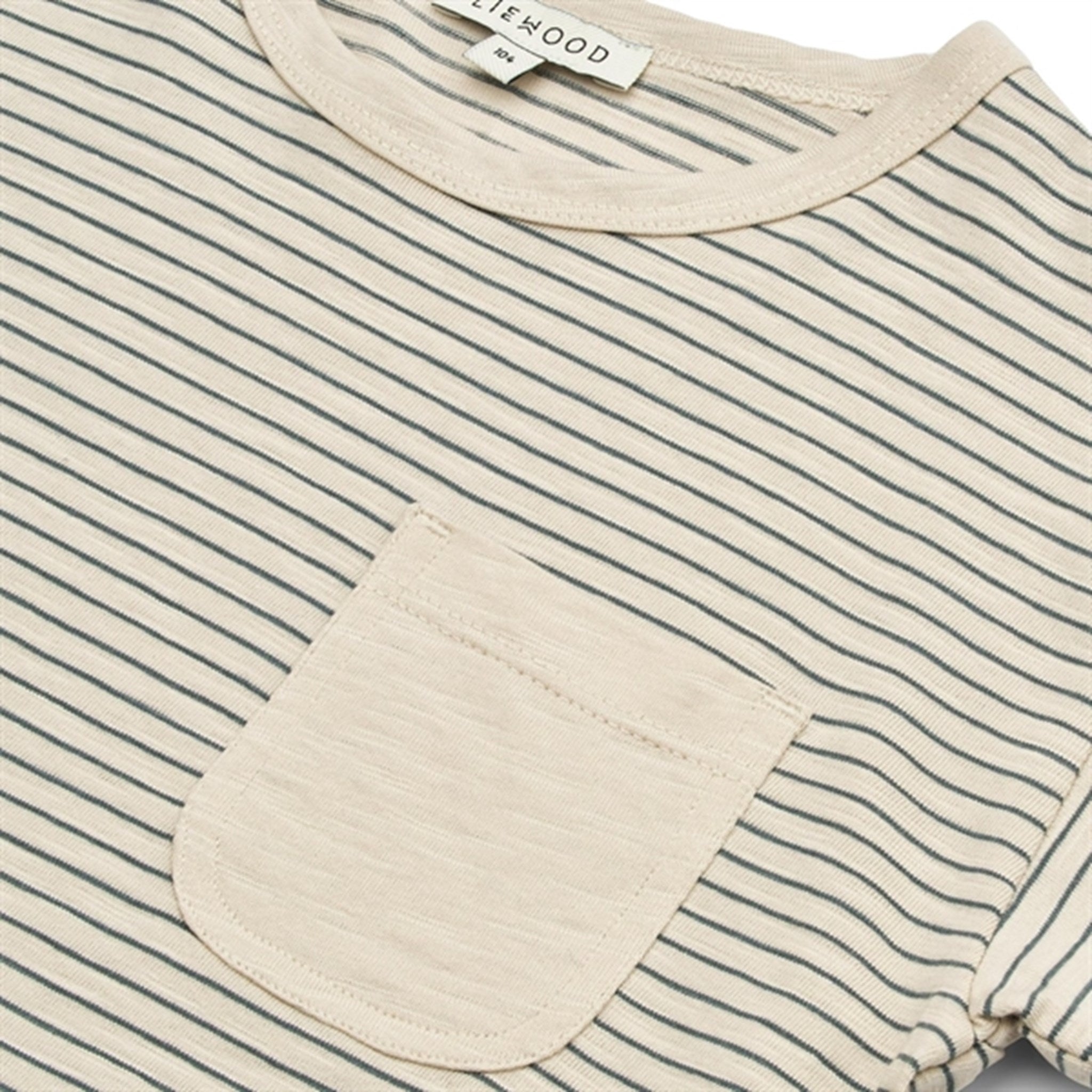 Liewood Y/D Stripes Whale Blue/Sandy Dodoma Stripe T-shirt 3
