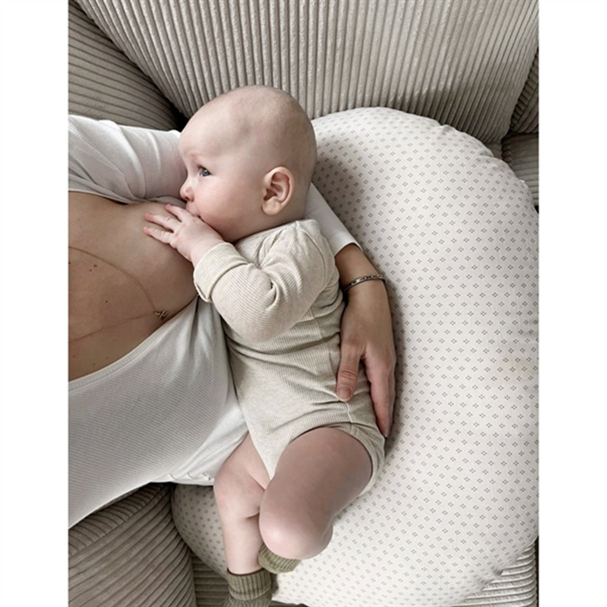 Pine Cone Nursing Pillow Nora Natura Dot