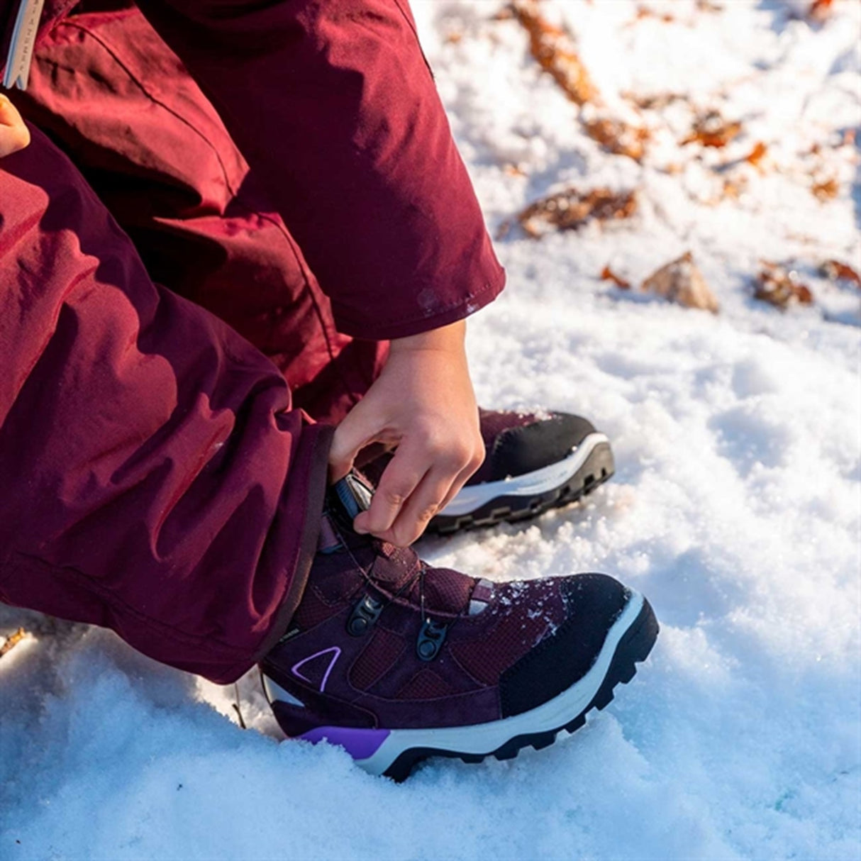 Ecco Snow Mountain Boots Black/Fig 3