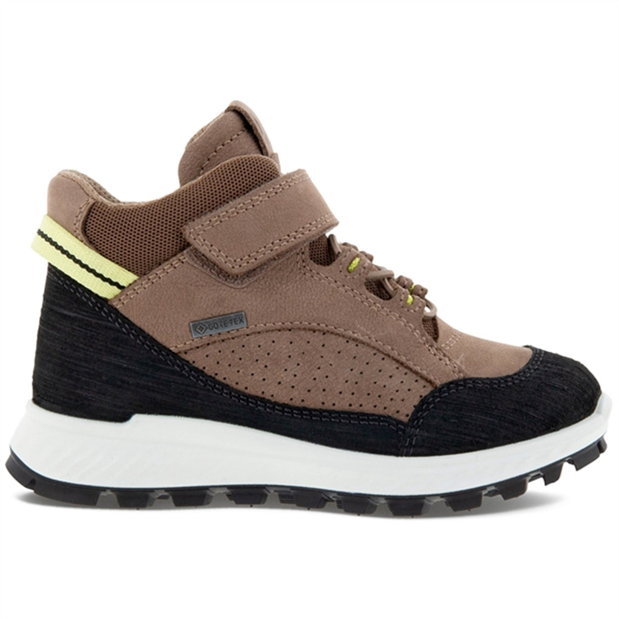 Ecco Exostrike Kids Ankle Boot Black/Taupe/Taupe 2