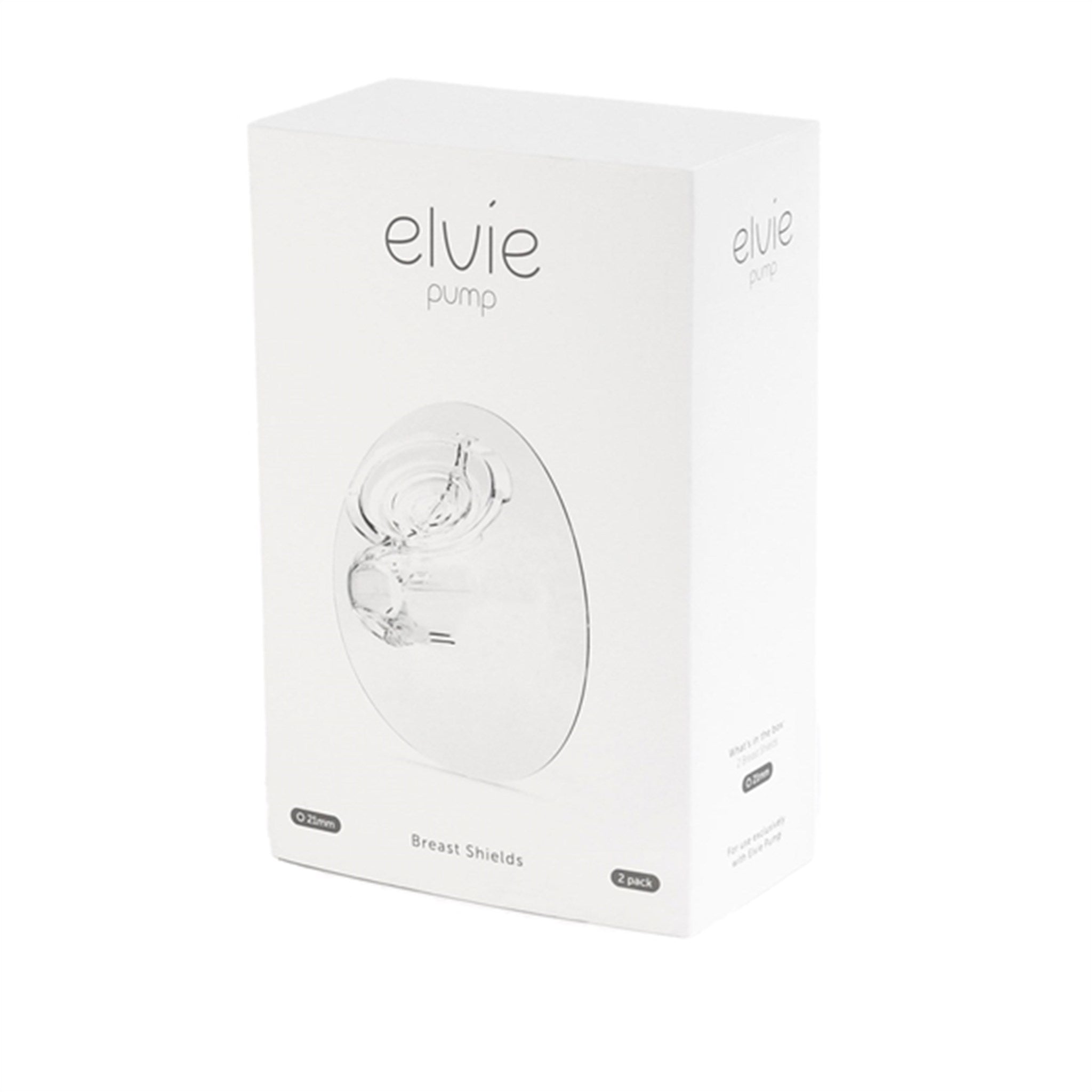 Elvie Breast Shield 21 mm 2-Pack White 4