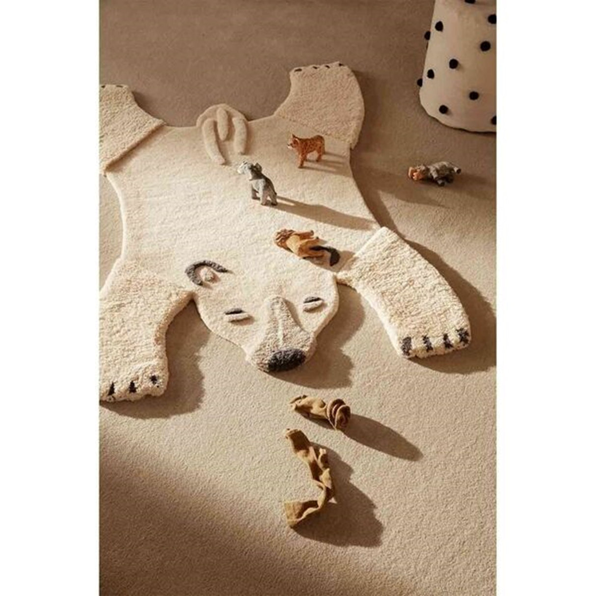 Ferm Living Animal Tufted Rug Polar Bear