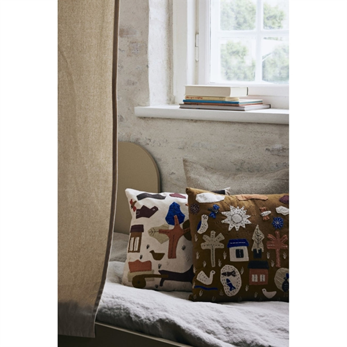 Ferm Living Village Cushion Sugar Kelp