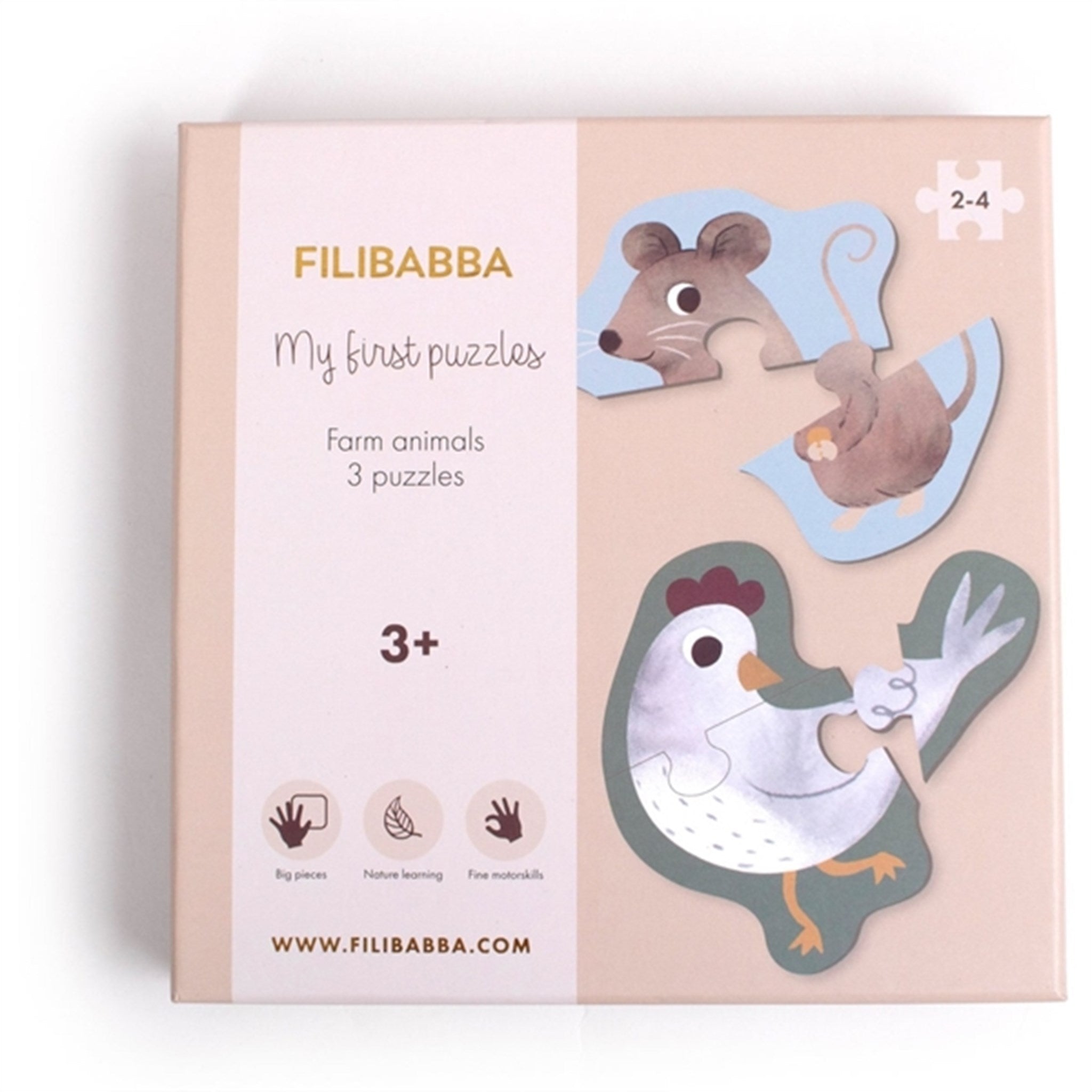 FILIBABBA Puzzle My First 3-pack 5