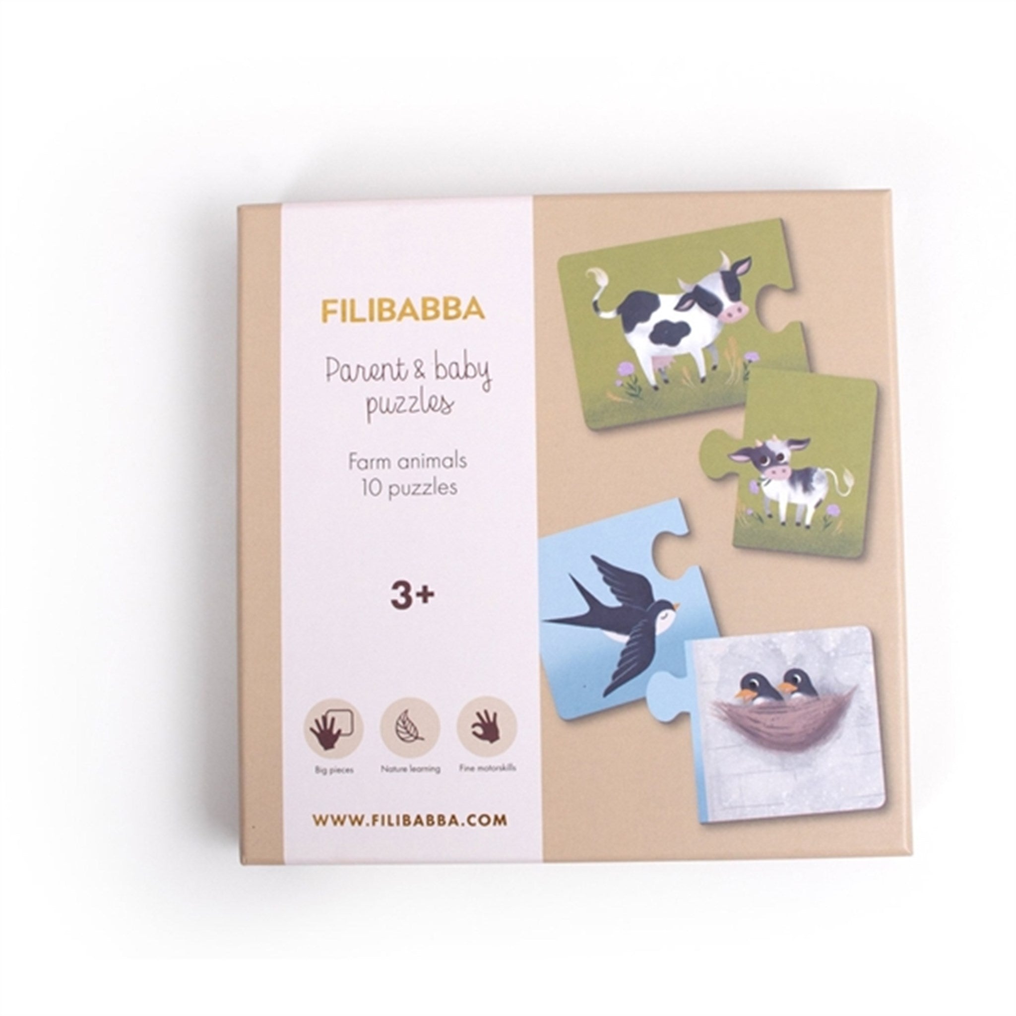 FILIBABBA Puzzle 10-pack Farm Animals 4