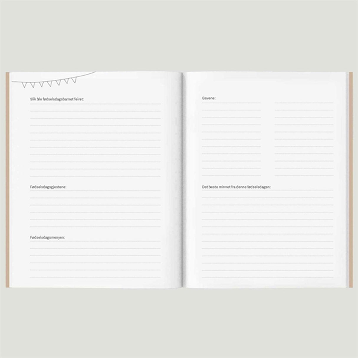 WITHWHITE Fødselsdagsbogen Norwegian