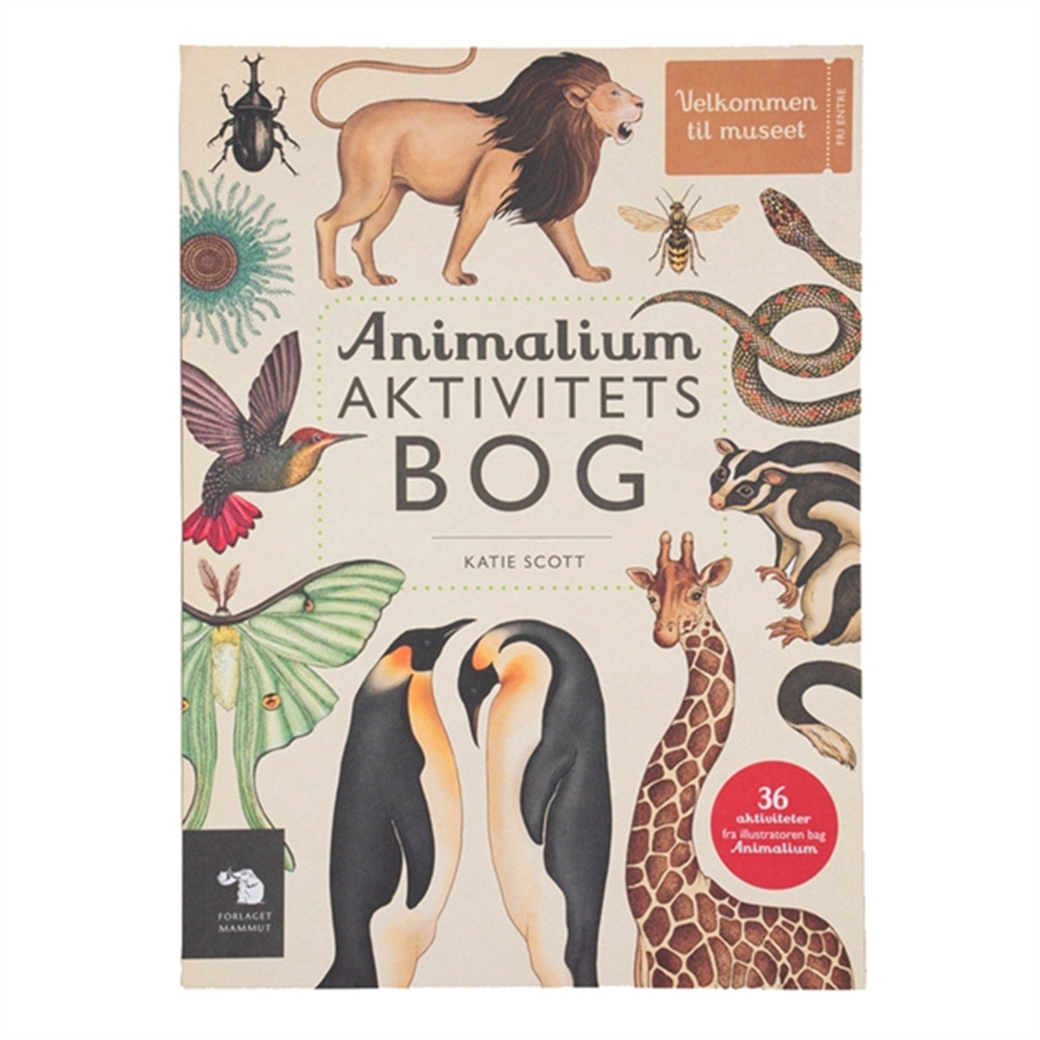 Forlaget Mammut Activity Book Animalium