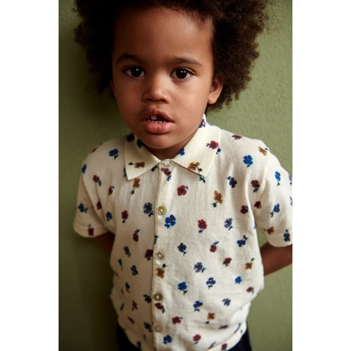 FUB Printed Shirt Ecru/Flower