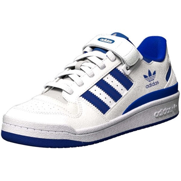 Adidas Forum Low Velcro Sneakers White Royal Blue 2