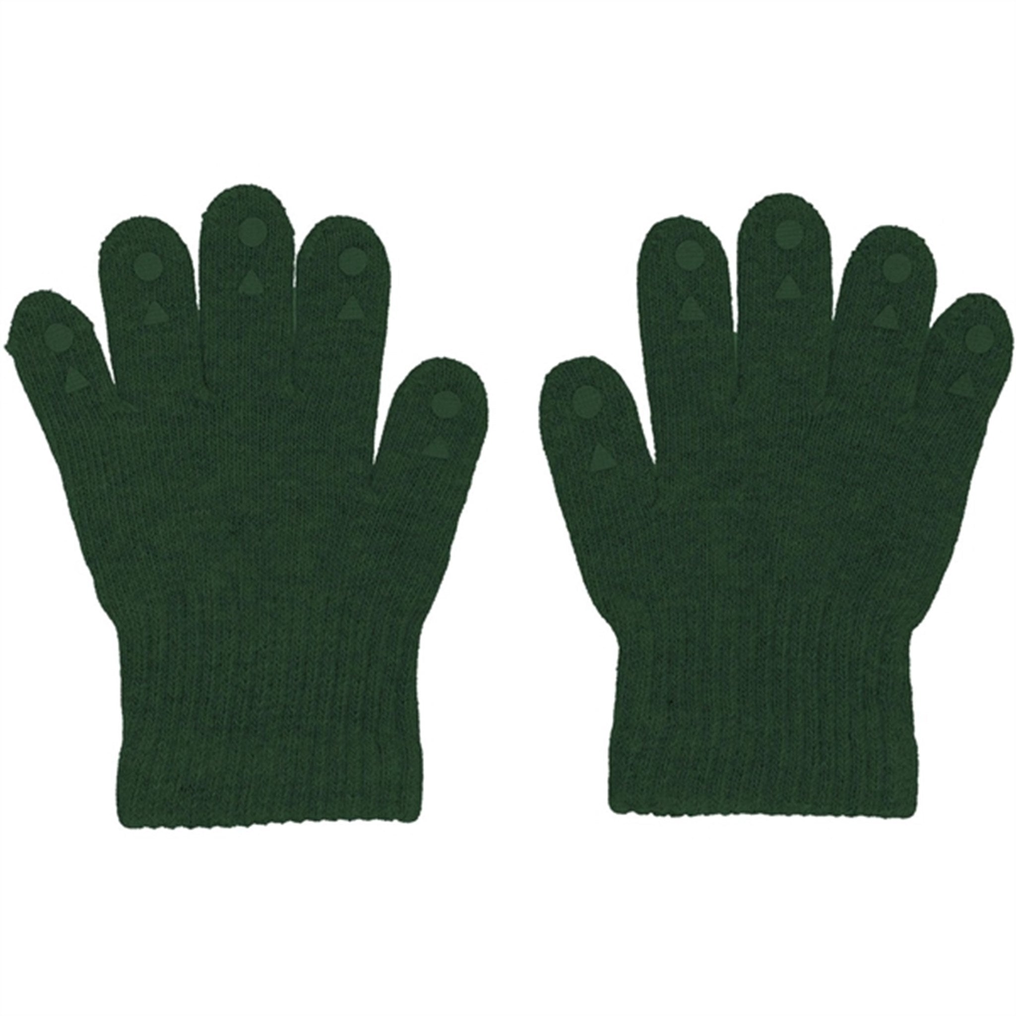 Gobabygo Wool Grip Gloves Forrest Green