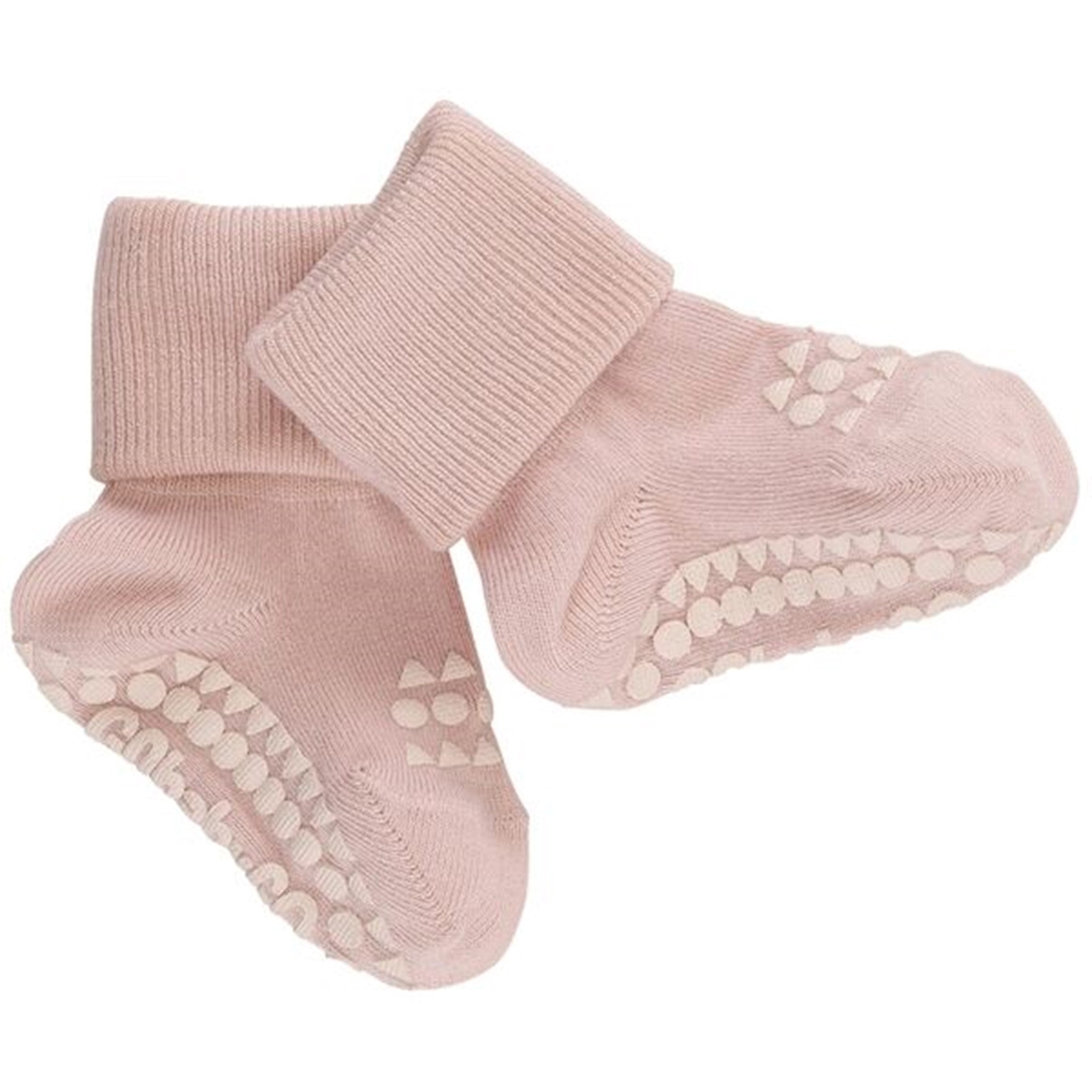GObabyGO Bamboo Socks Antislip Soft Pink