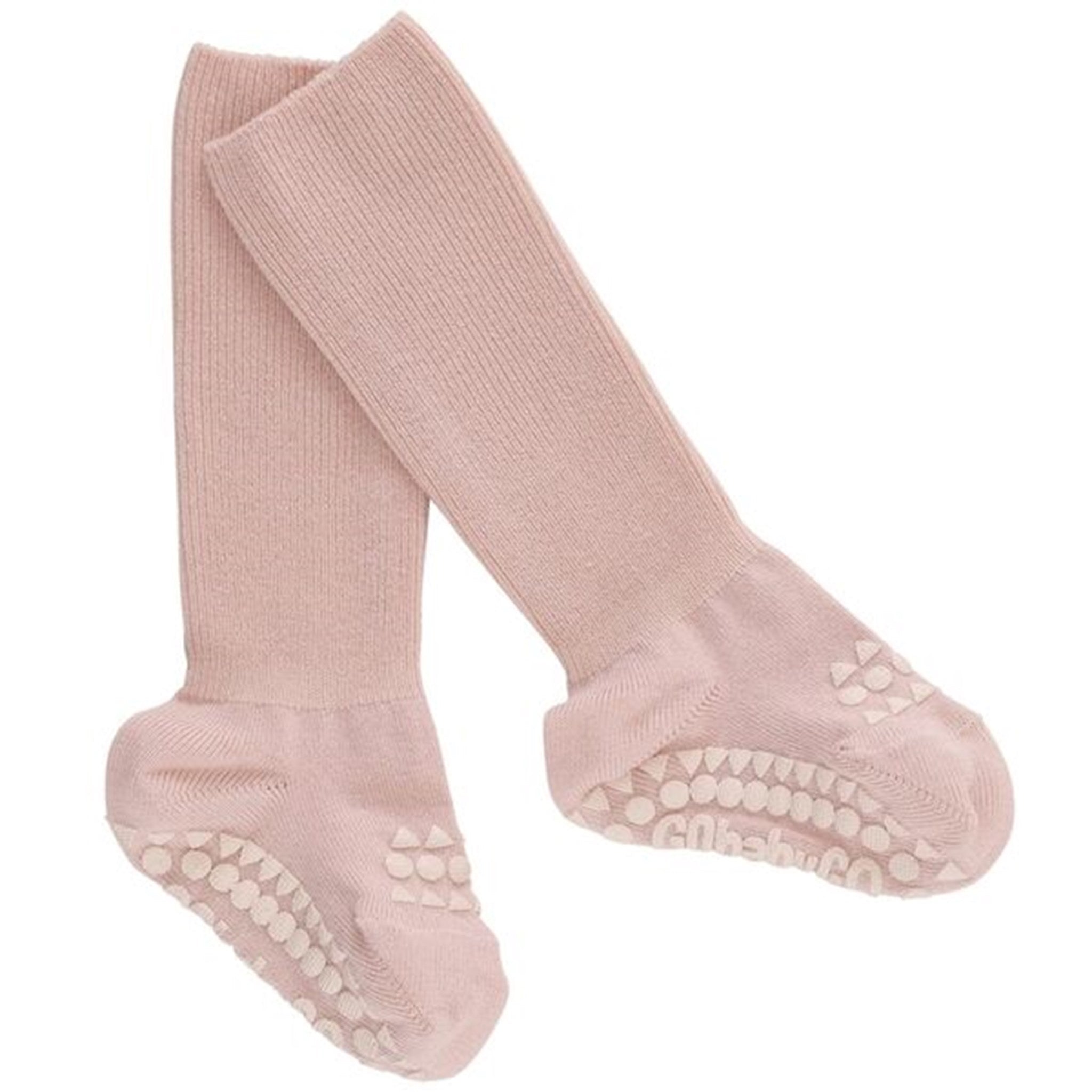 GObabyGO Bamboo Socks Antislip Soft Pink 2