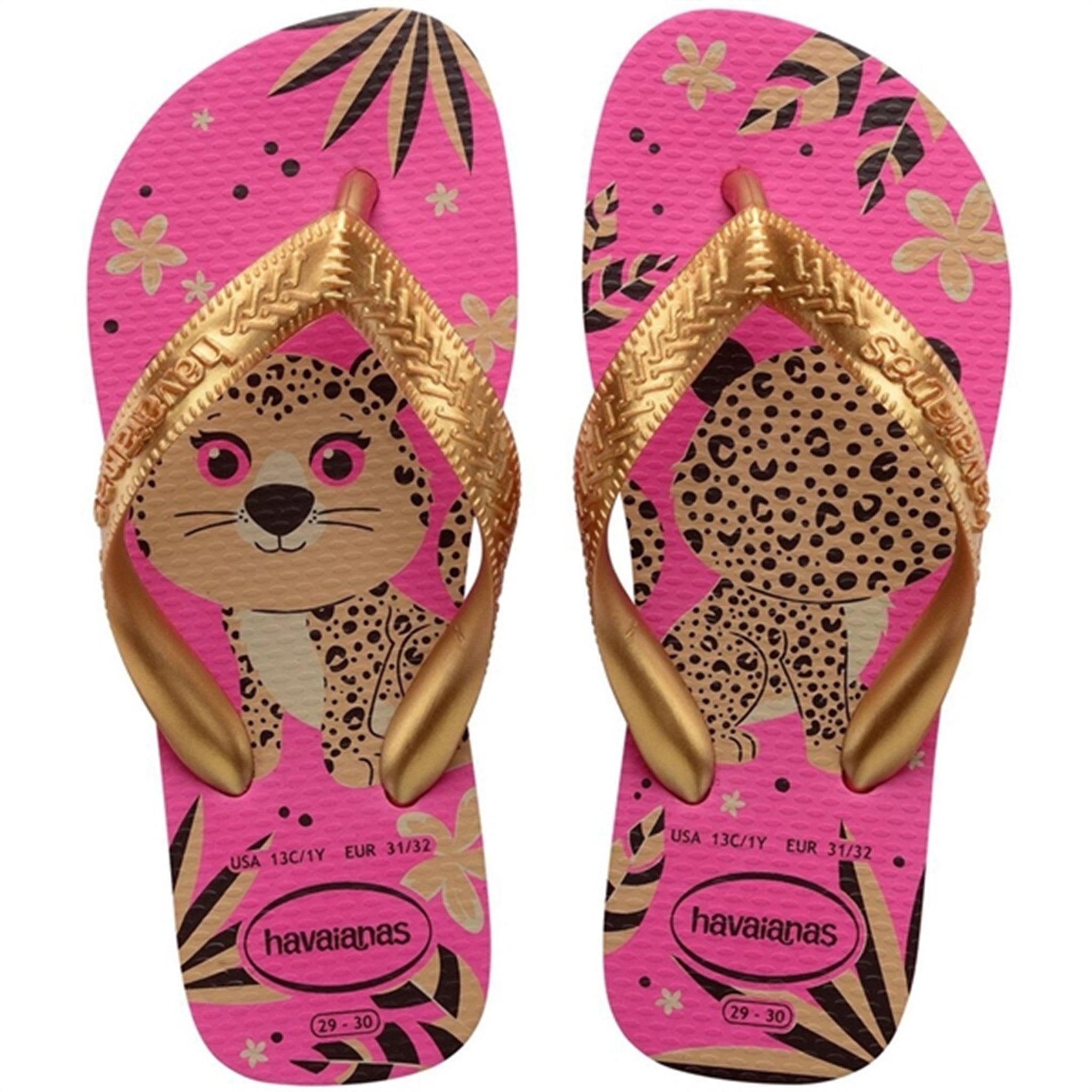 Havaianas Kids Sandals Top Pets Pink Flux
