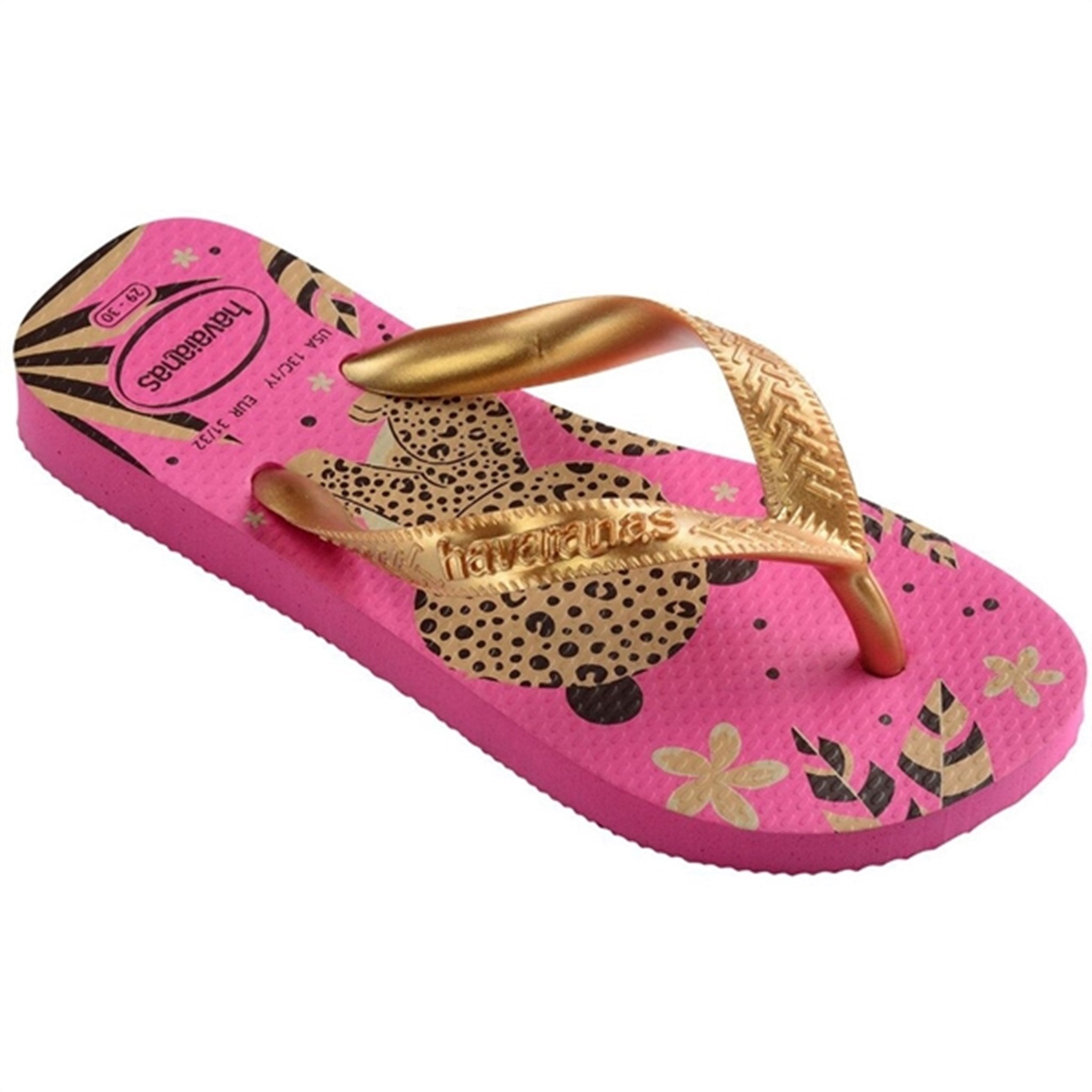 Havaianas Kids Sandals Top Pets Pink Flux 2