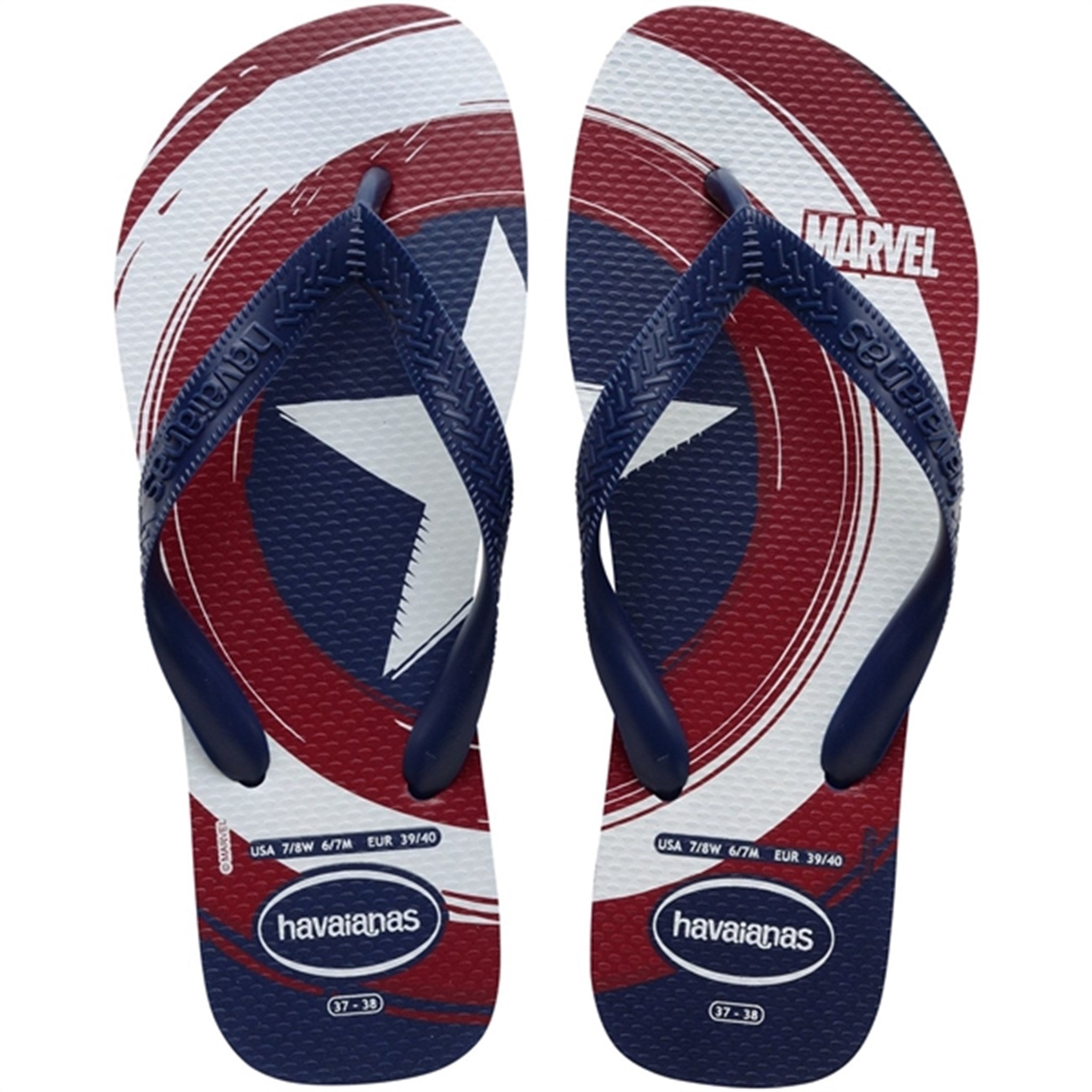 Havaianas Sandals Top Marvel Logomania Navy/Navy