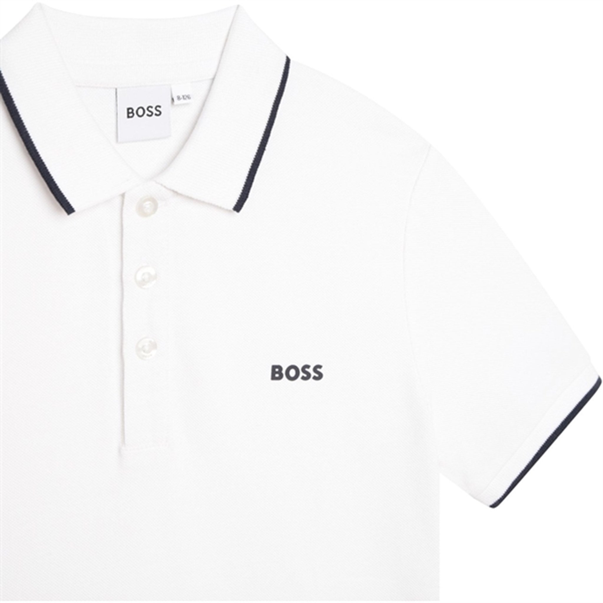 Hugo Boss Short Sleeve Polo White 3