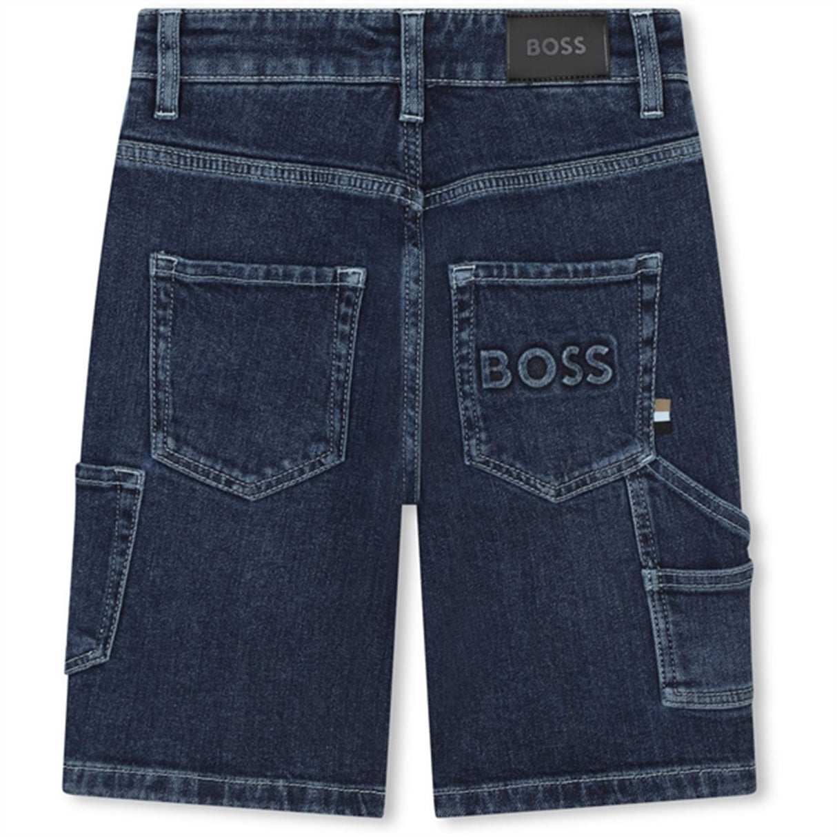 Hugo Boss Stone Pulverisation Denim Bermuda Shorts
