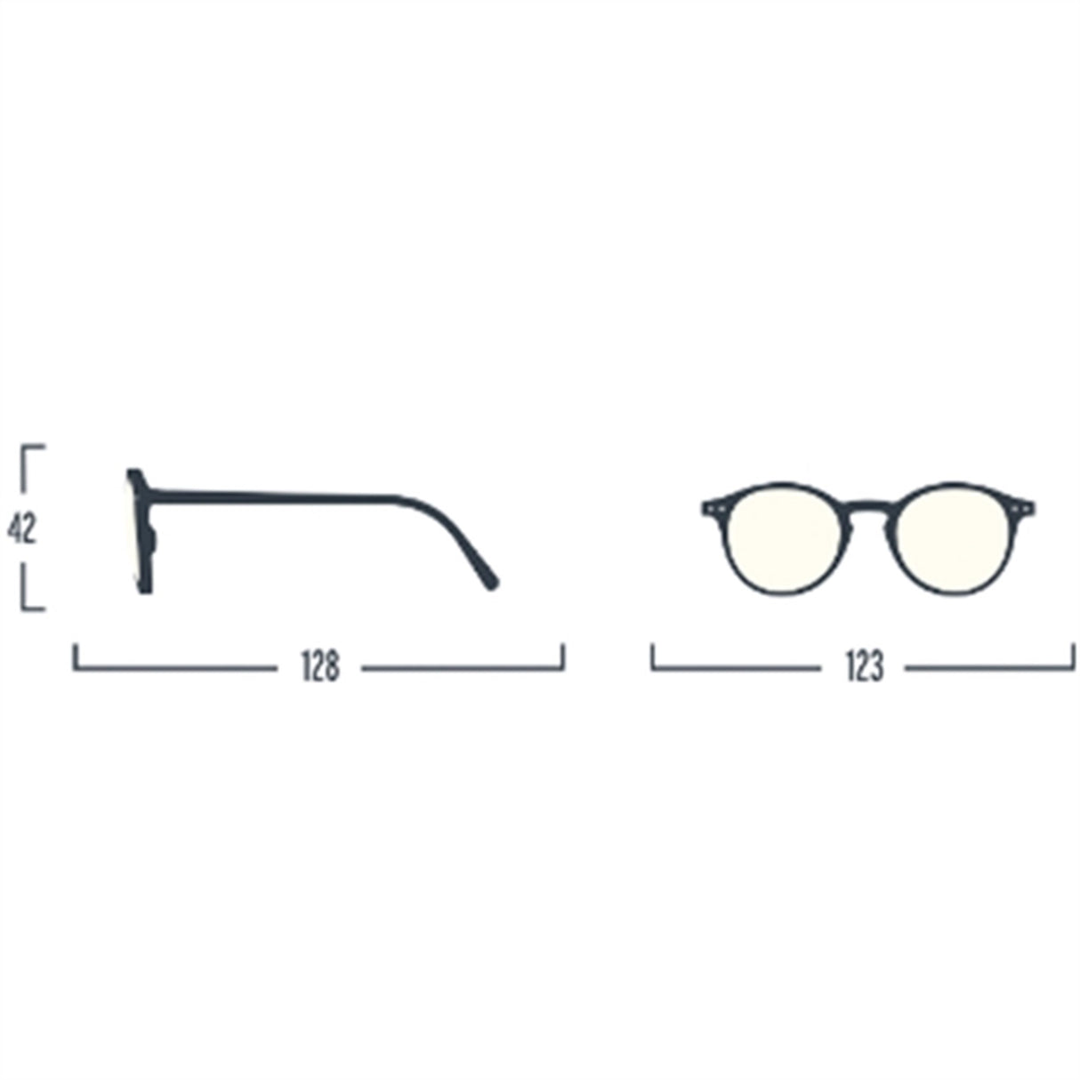 Izipizi Junior Screen Glasses #D Tortoise Soft 0