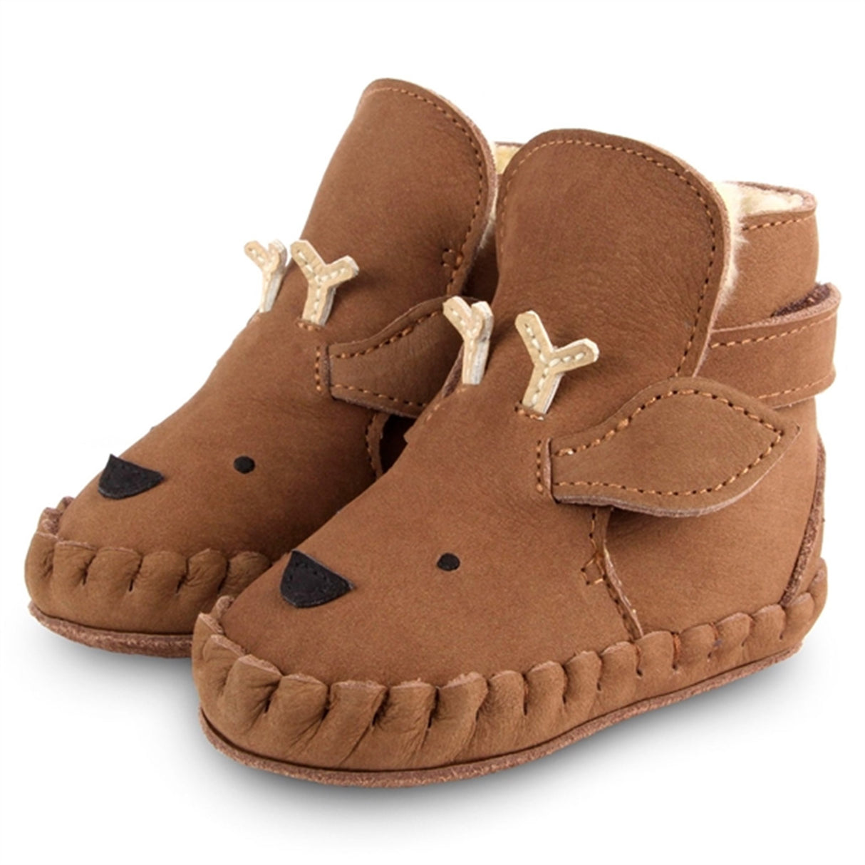 Donsje Baby Kapi Special Lining Stag Hazelnut Nubuck