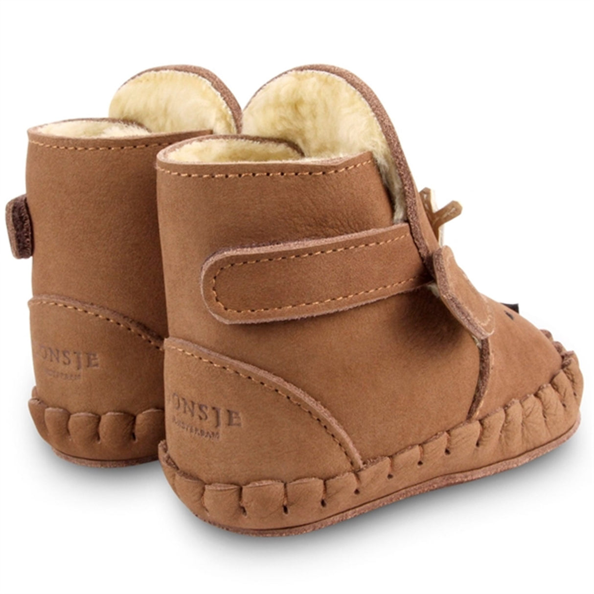 Donsje Baby Kapi Special Lining Stag Hazelnut Nubuck