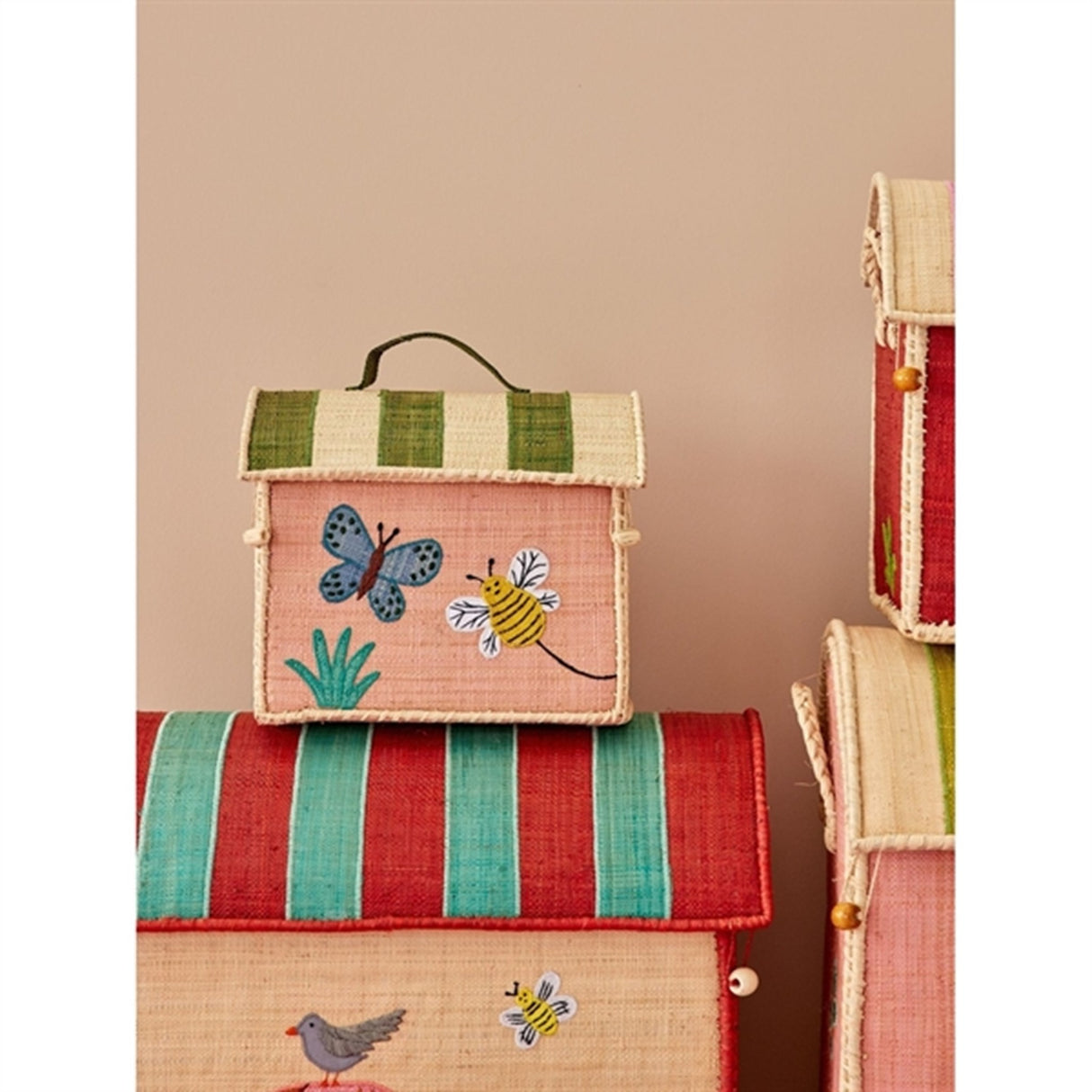 RICE Butterfly Theme Storage Basket Extra Small