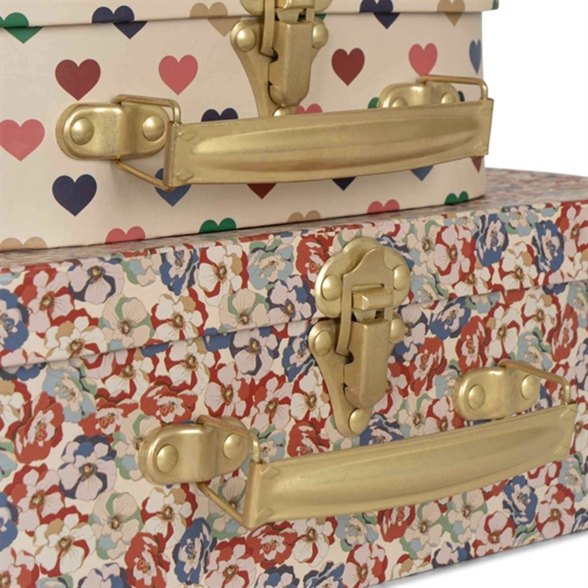 Konges Sløjd Suitcases 2-Pack Coeur Coloré 4