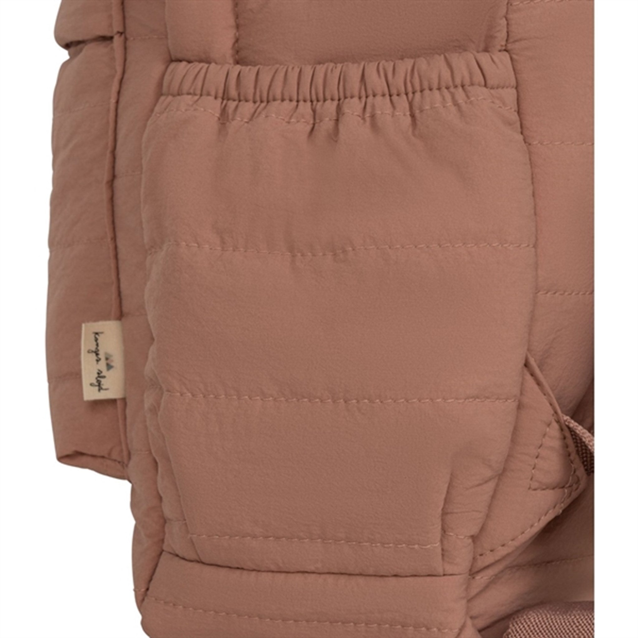 Konges Sløjd Juno Quilted Backpack Midi Cameo Brown 5