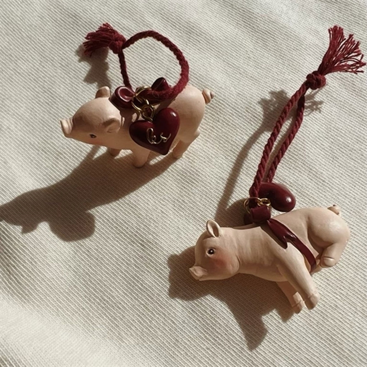 Konges Sløjd Christmas Ornament 2-pack Marzipan Pigs Marzipan