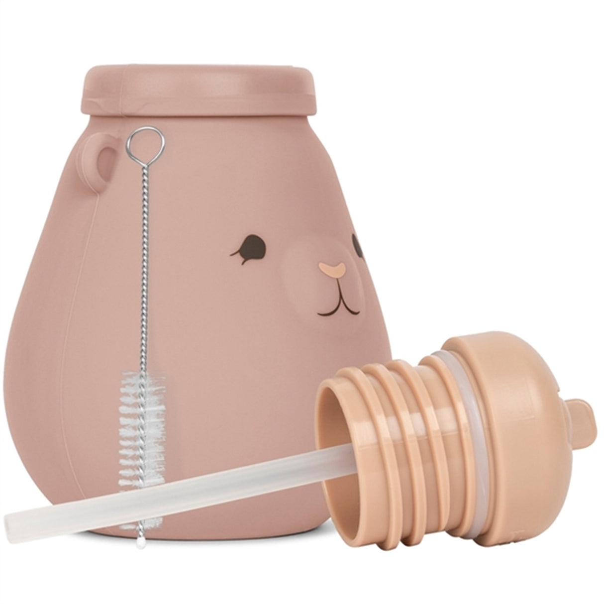 Konges Sløjd Silicone Drinking Bottle Teddy Blush