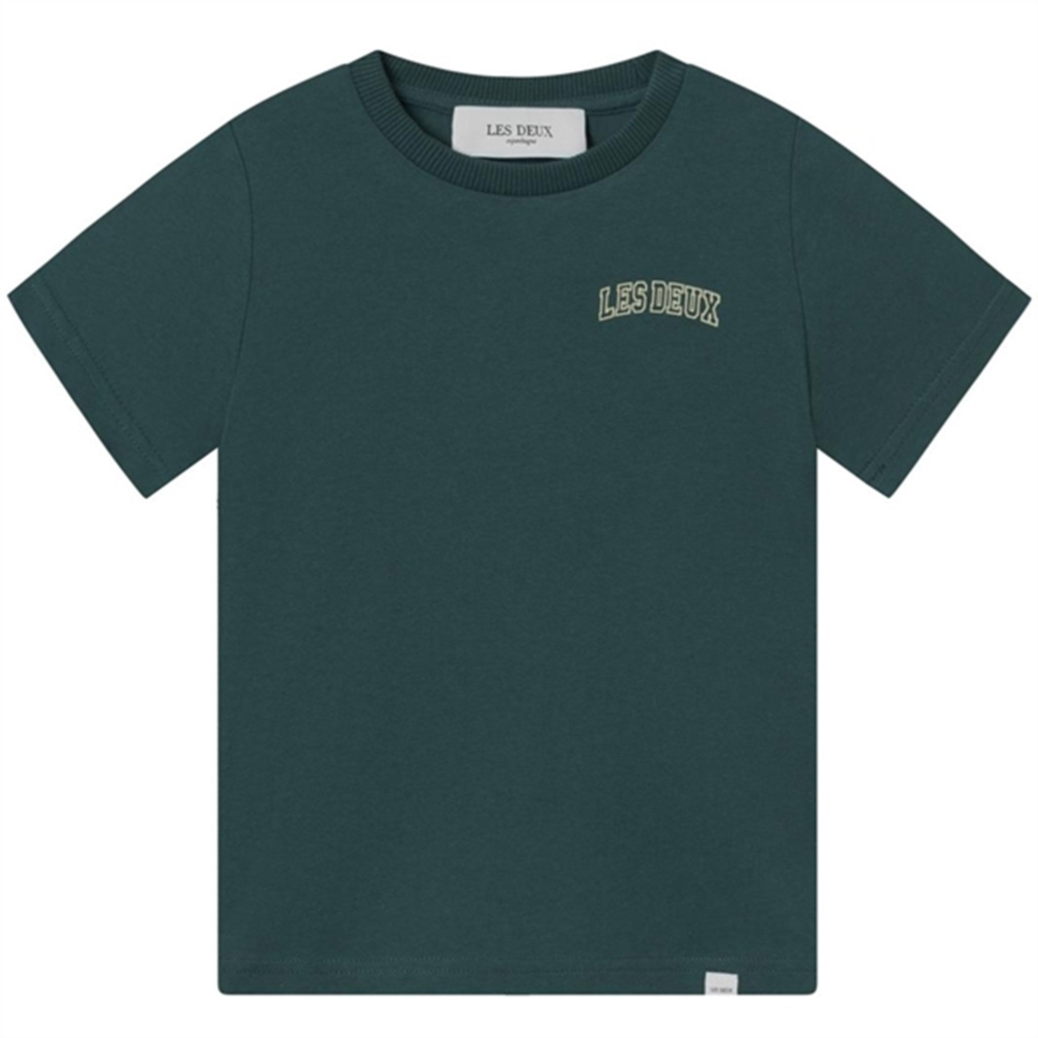 Les Deux Kids Pine Green/Dark Sand Blake T-Shirt