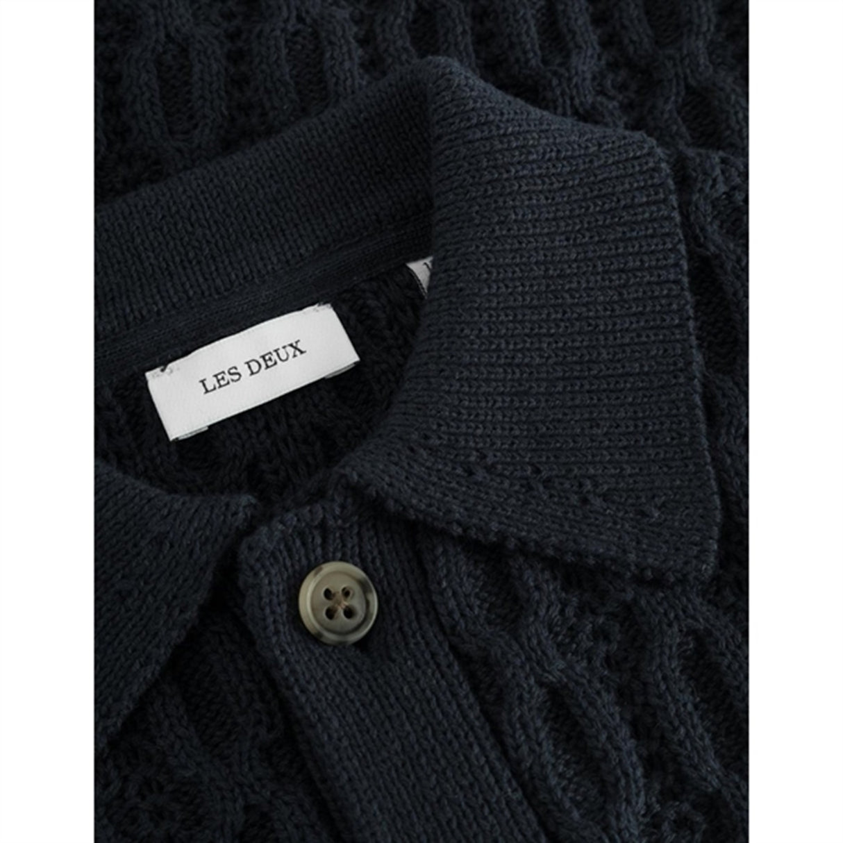 Les Deux Kids Dark Navy Garret Knit Blouse