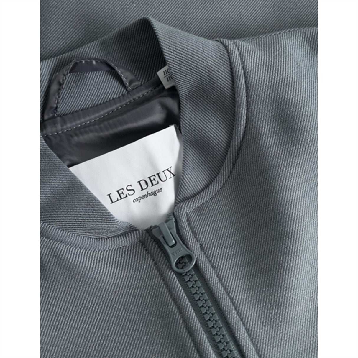 Les Deux Kids Turbulence Blue Melange Como Bomber Jacket 2.0