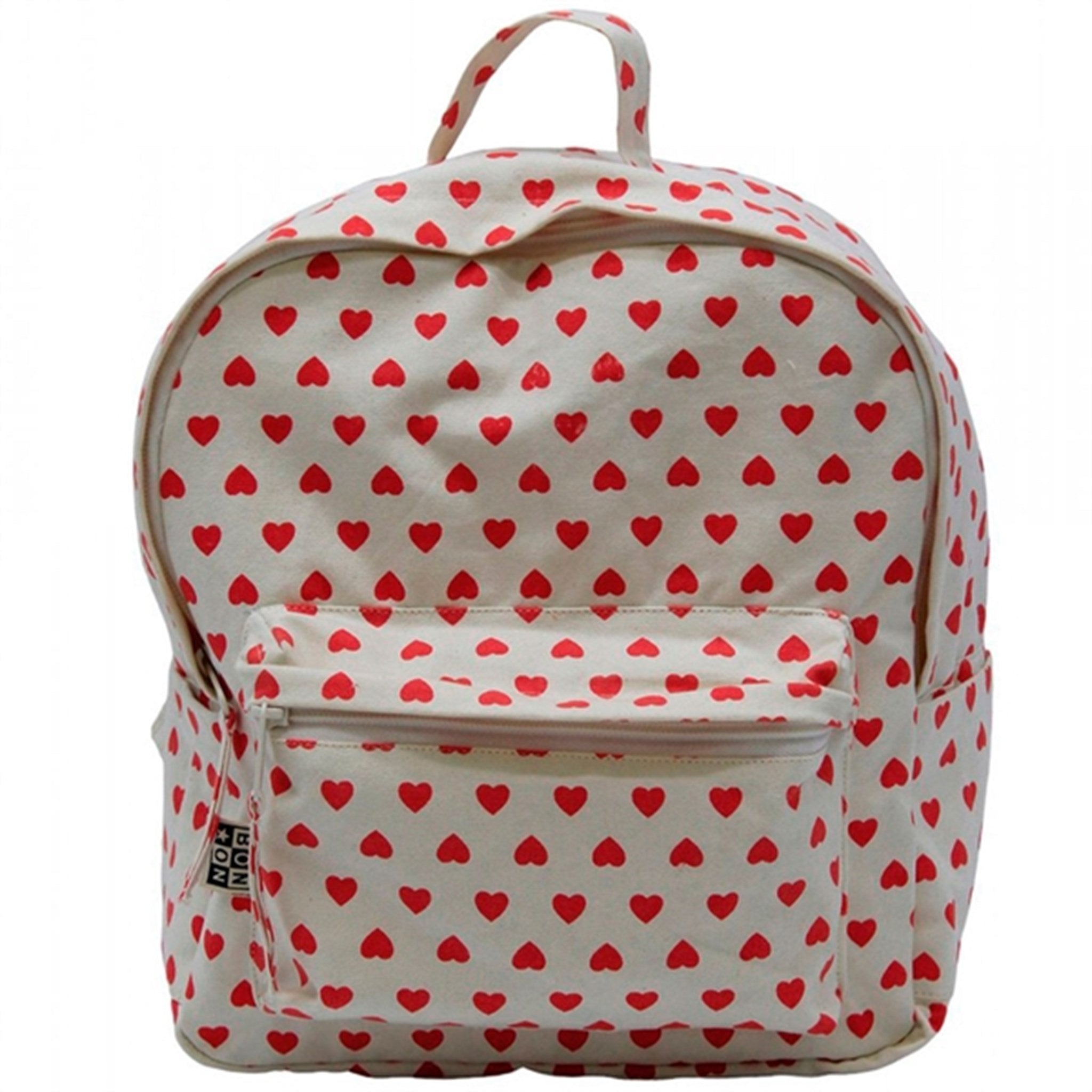 BONTON Red Canvas Backpack Small