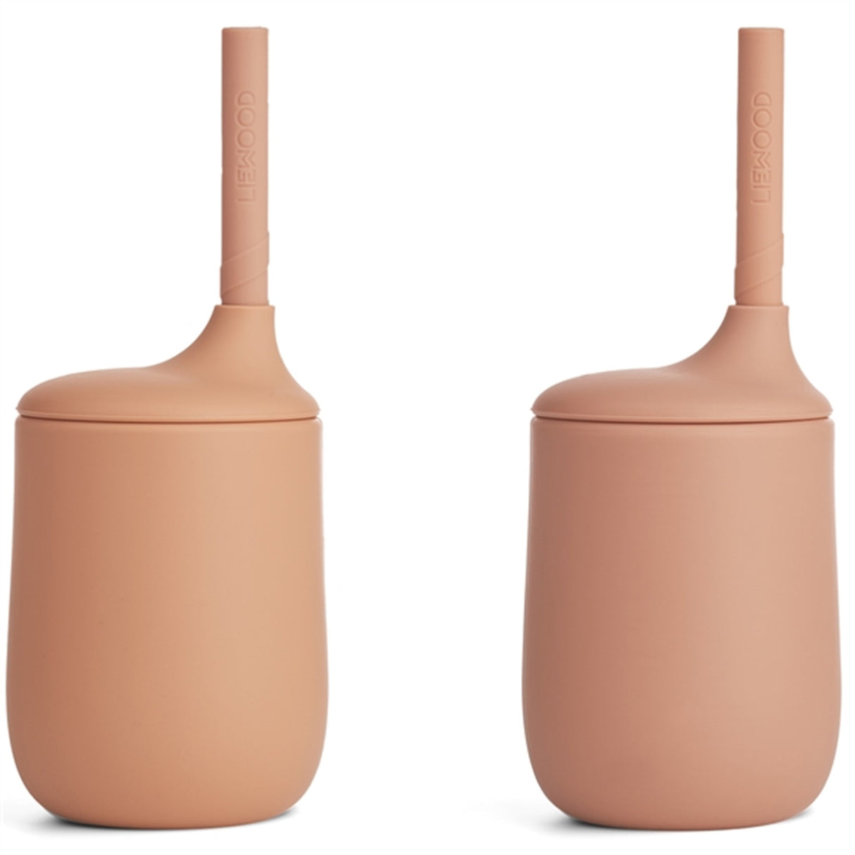 Liewood Ellis Sippy Silicone Sippy Cup 2-Pack Tuscany Rose/Pale Tuscany